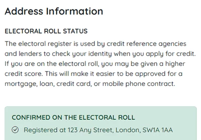 Electoral Roll